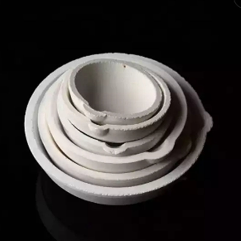 High Temperature Resistance Quartz Ceramic Crucible/ Fused Silica Melting Dish