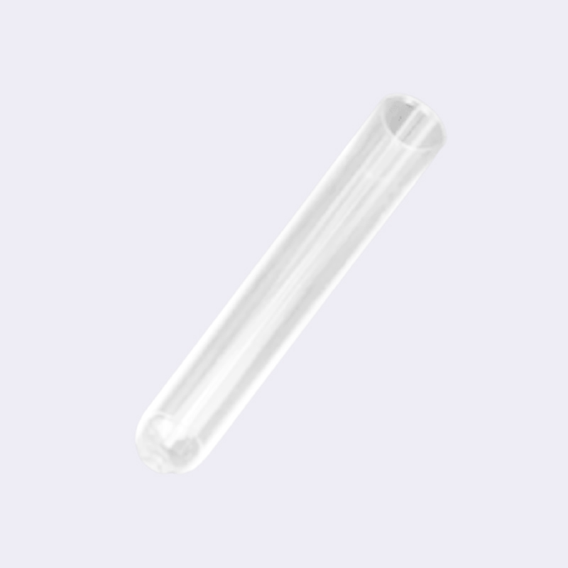 Hot sale custom made round bottom flat neck high borosilicate glass test culture tube pipe 16mm x 150mm